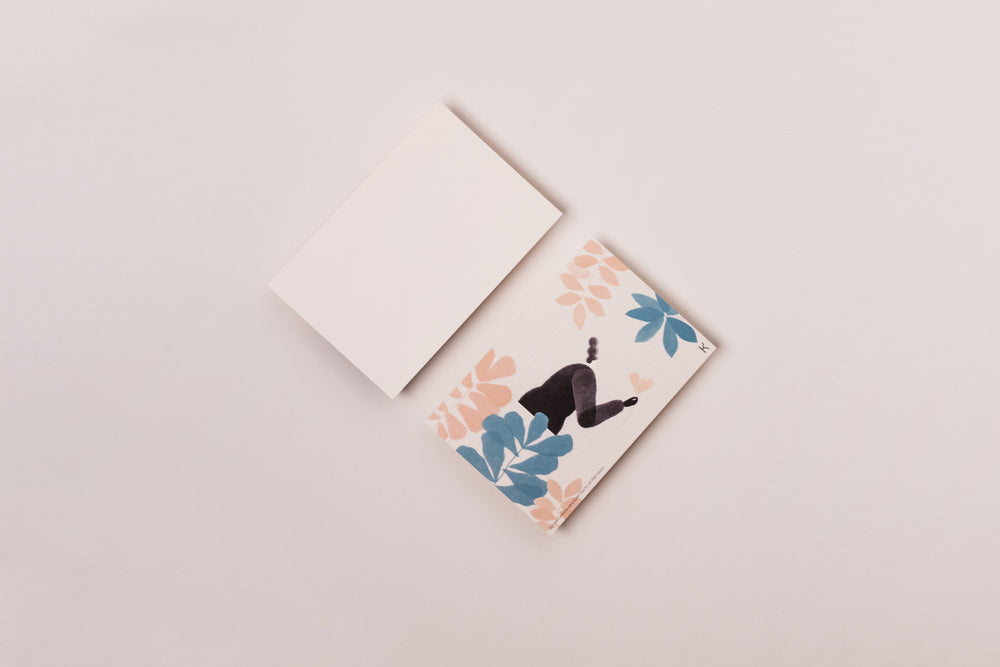 
                  
                    Postcard Blue and pink flowers by Sandra Garayoa
                  
                